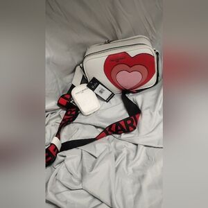 Karl Lagerfeld Heart Crossbody Bag